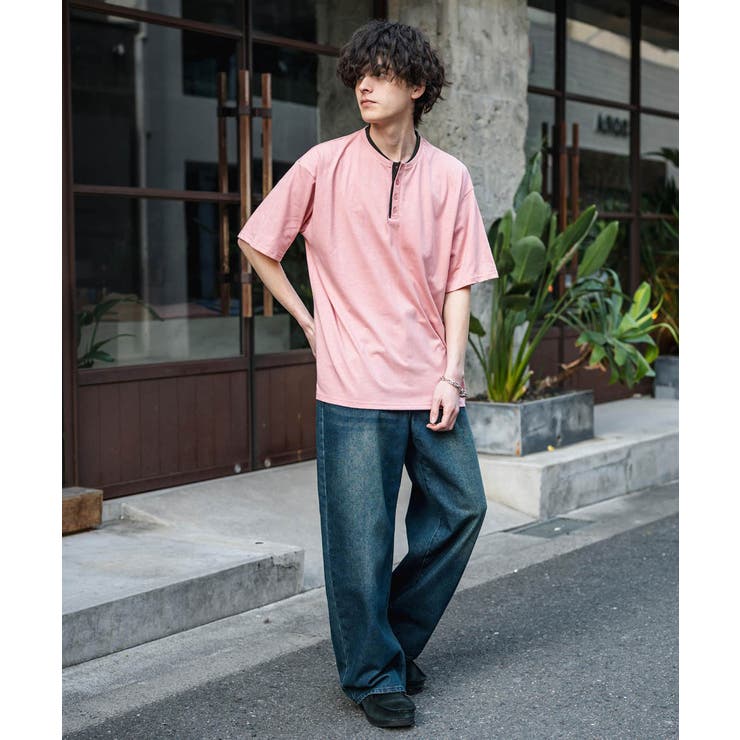 Tシャツ 半袖 ヘンリーネック | Rocky Monroe | 詳細画像23 