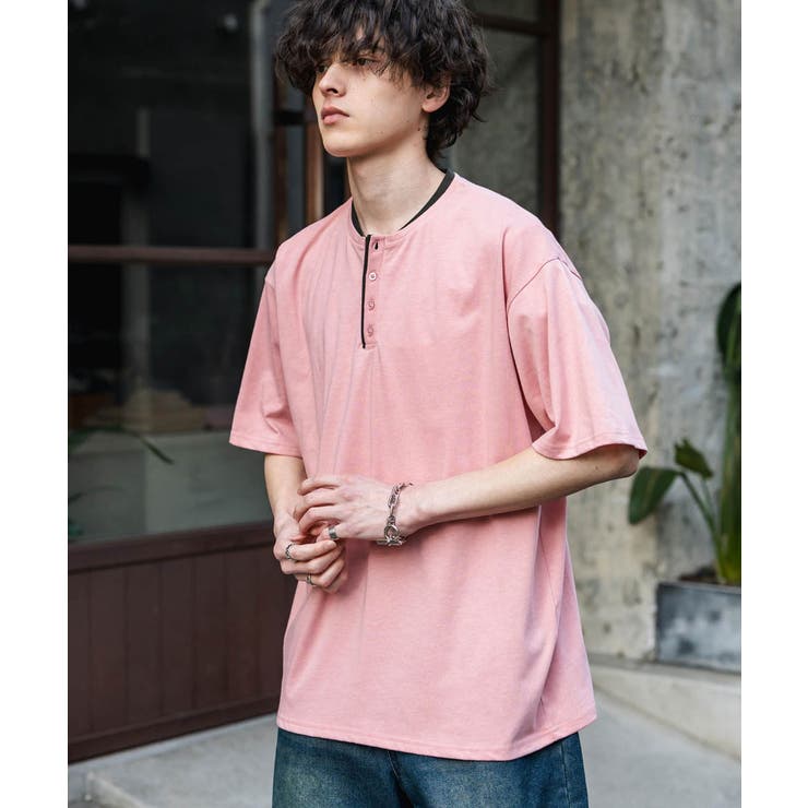 Tシャツ 半袖 ヘンリーネック | Rocky Monroe | 詳細画像26 