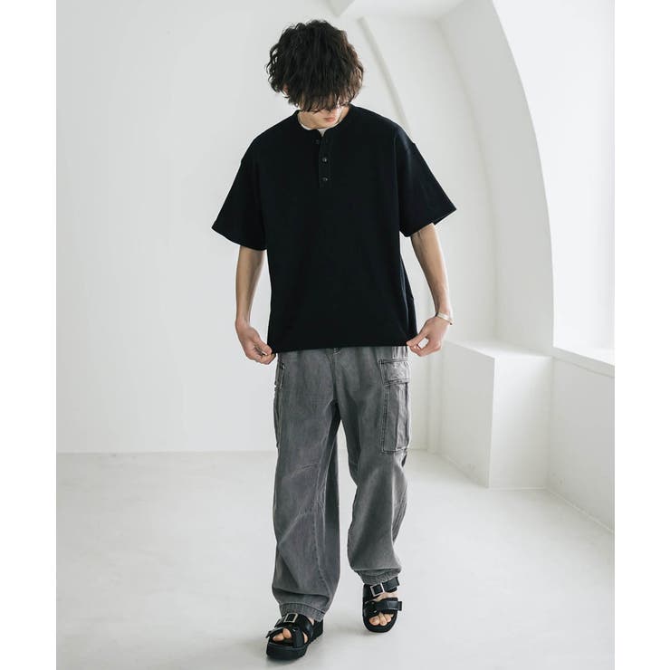 Tシャツ 半袖 ヘンリーネック | Rocky Monroe | 詳細画像2 