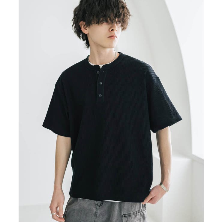 Tシャツ 半袖 ヘンリーネック | Rocky Monroe | 詳細画像4 