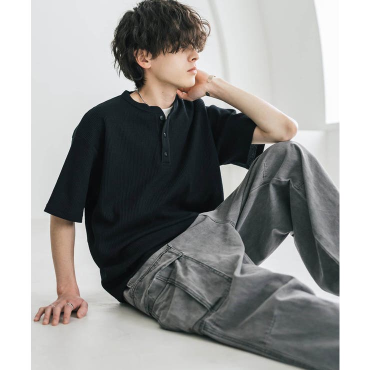 Tシャツ 半袖 ヘンリーネック | Rocky Monroe | 詳細画像6 