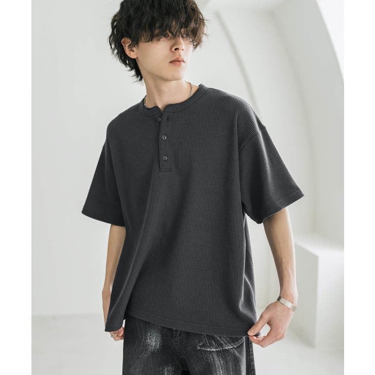 Tシャツ 半袖 ヘンリーネック | Rocky Monroe | 詳細画像14 