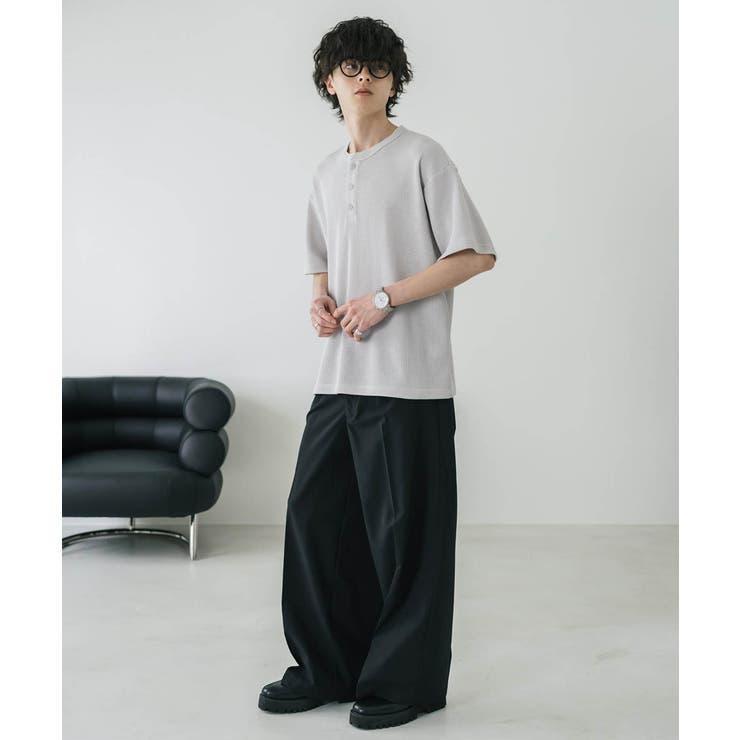 Tシャツ 半袖 ヘンリーネック | Rocky Monroe | 詳細画像17 