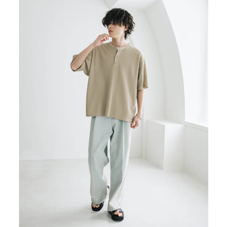 Tシャツ 半袖 ヘンリーネック | Rocky Monroe | 詳細画像21 