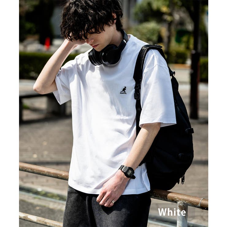 ホワイト | KANGOL Tシャツ 接触冷感 | Rocky Monroe