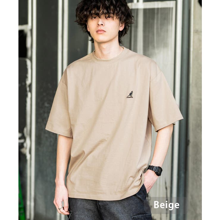 ベージュ | KANGOL Tシャツ 接触冷感 | Rocky Monroe