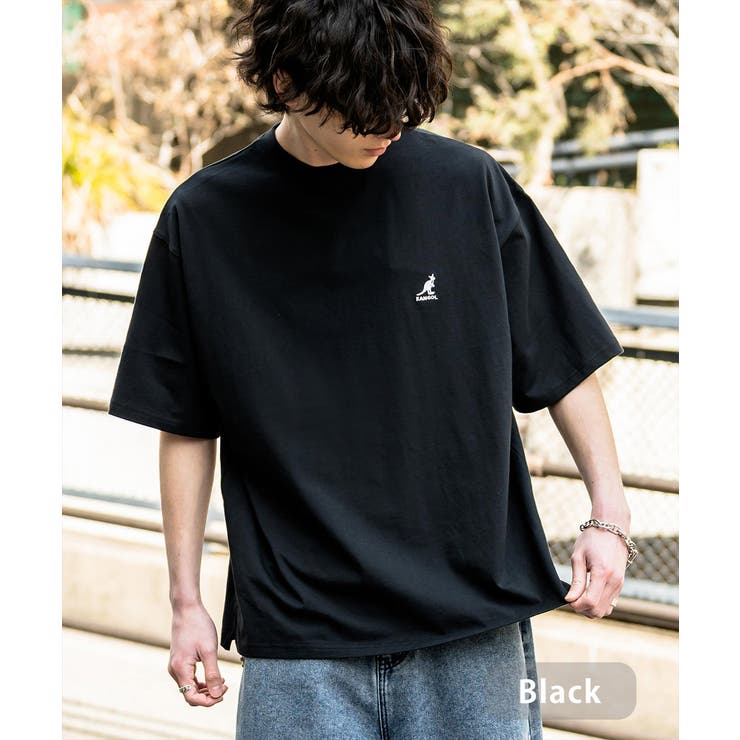 ブラック | KANGOL Tシャツ 接触冷感 | Rocky Monroe