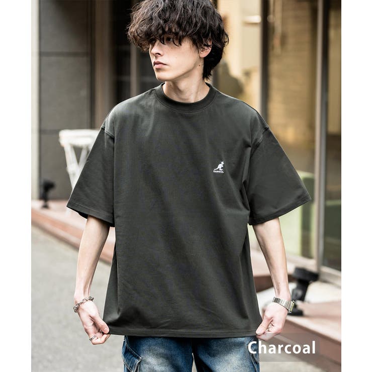 チャコール | KANGOL Tシャツ 接触冷感 | Rocky Monroe