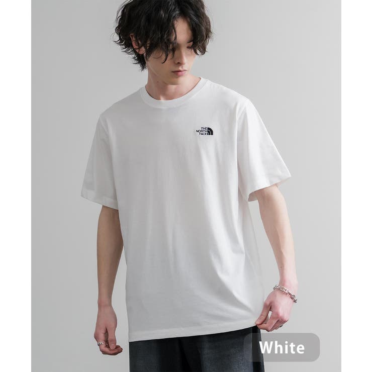 ホワイト | THENORTHFACE 半袖Tシャツ ロゴ刺繍 | Rocky Monroe