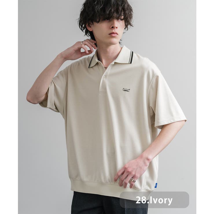28.アイボリー | CONVERSE JACKPURCELL ポロシャツ | Rocky Monroe