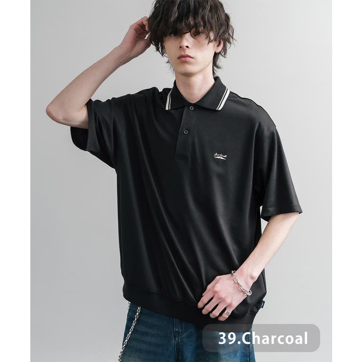 39.チャコール | CONVERSE JACKPURCELL ポロシャツ | Rocky Monroe