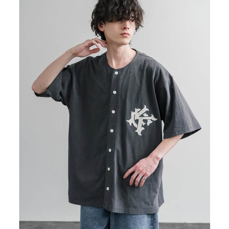 ベースボールシャツ 半袖 ピグメント加工 | Rocky Monroe | 詳細画像5 