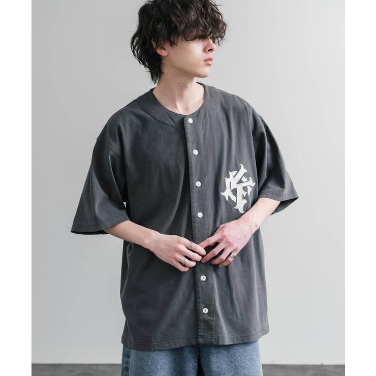 ベースボールシャツ 半袖 ピグメント加工 | Rocky Monroe | 詳細画像6 