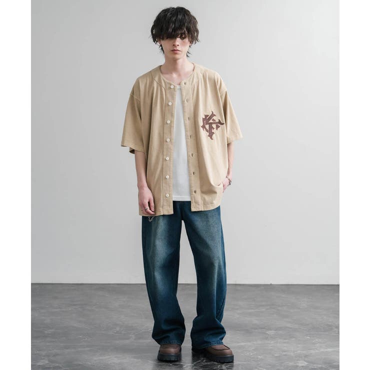 ベースボールシャツ 半袖 ピグメント加工 | Rocky Monroe | 詳細画像7 