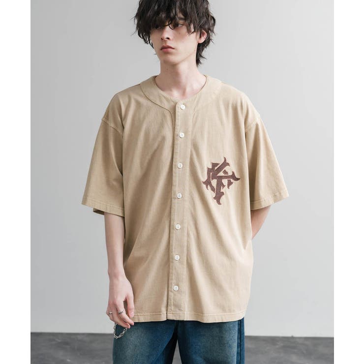 ベースボールシャツ 半袖 ピグメント加工 | Rocky Monroe | 詳細画像10 