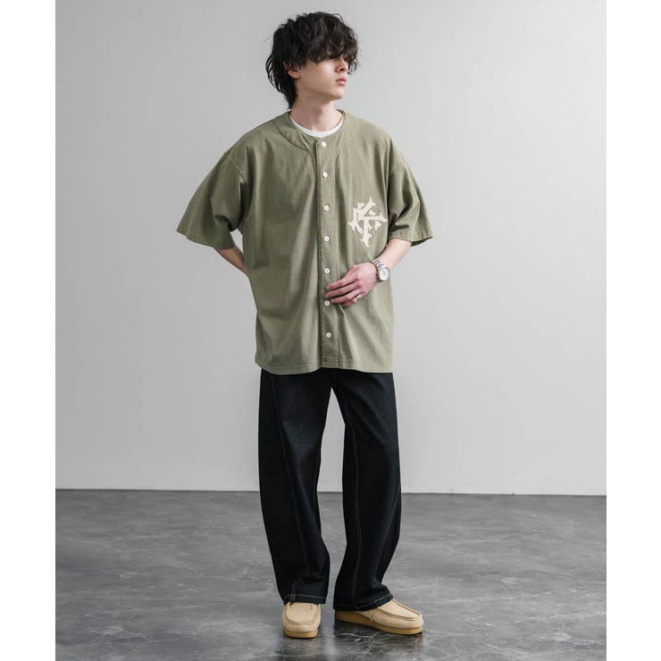 ベースボールシャツ 半袖 ピグメント加工 | Rocky Monroe | 詳細画像12 