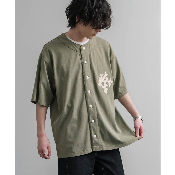 ベースボールシャツ 半袖 ピグメント加工 | Rocky Monroe | 詳細画像14 