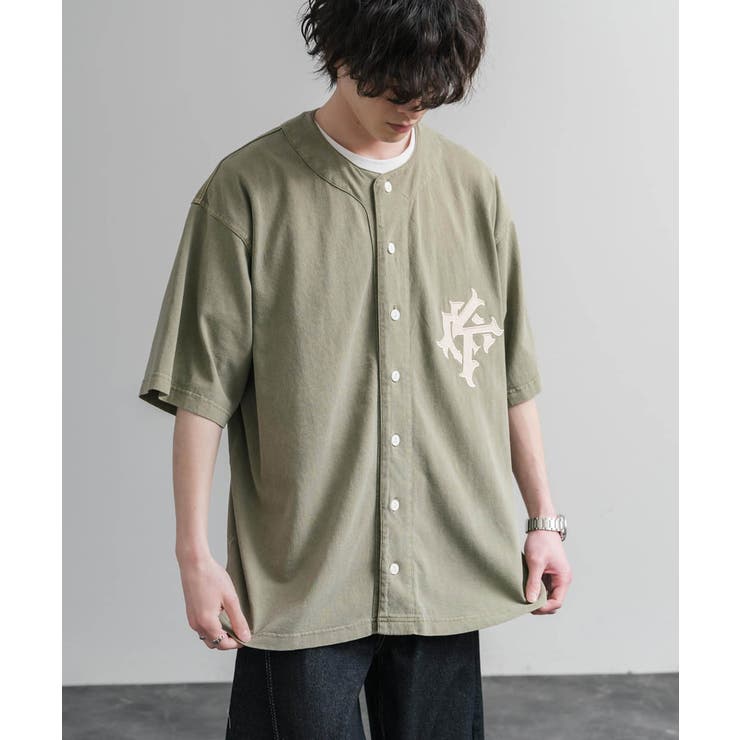 ベースボールシャツ 半袖 ピグメント加工 | Rocky Monroe | 詳細画像15 