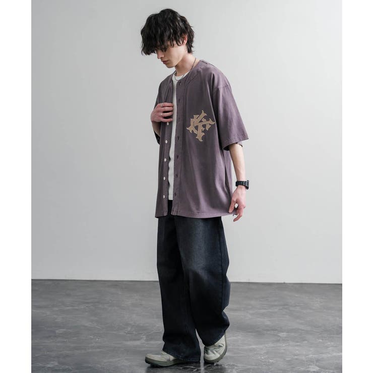 ベースボールシャツ 半袖 ピグメント加工 | Rocky Monroe | 詳細画像17 
