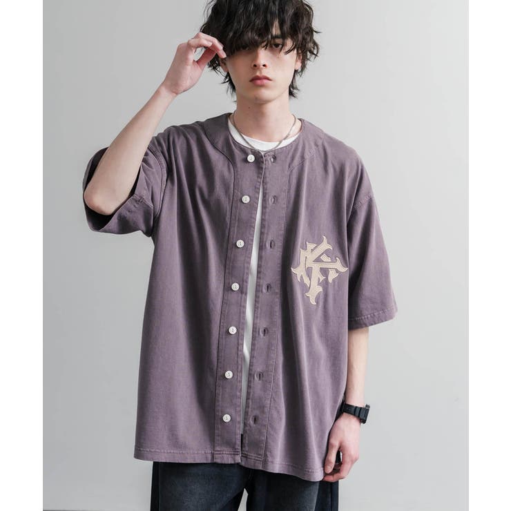 ベースボールシャツ 半袖 ピグメント加工 | Rocky Monroe | 詳細画像18 