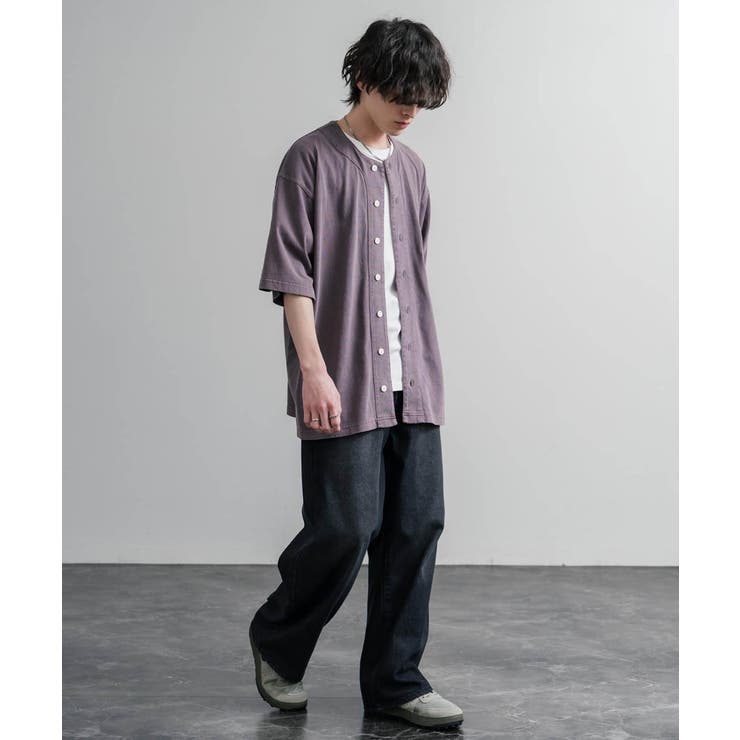 ベースボールシャツ 半袖 ピグメント加工 | Rocky Monroe | 詳細画像20 