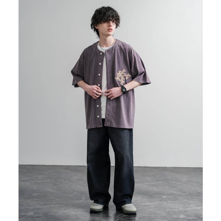 ベースボールシャツ 半袖 ピグメント加工 | Rocky Monroe | 詳細画像21 