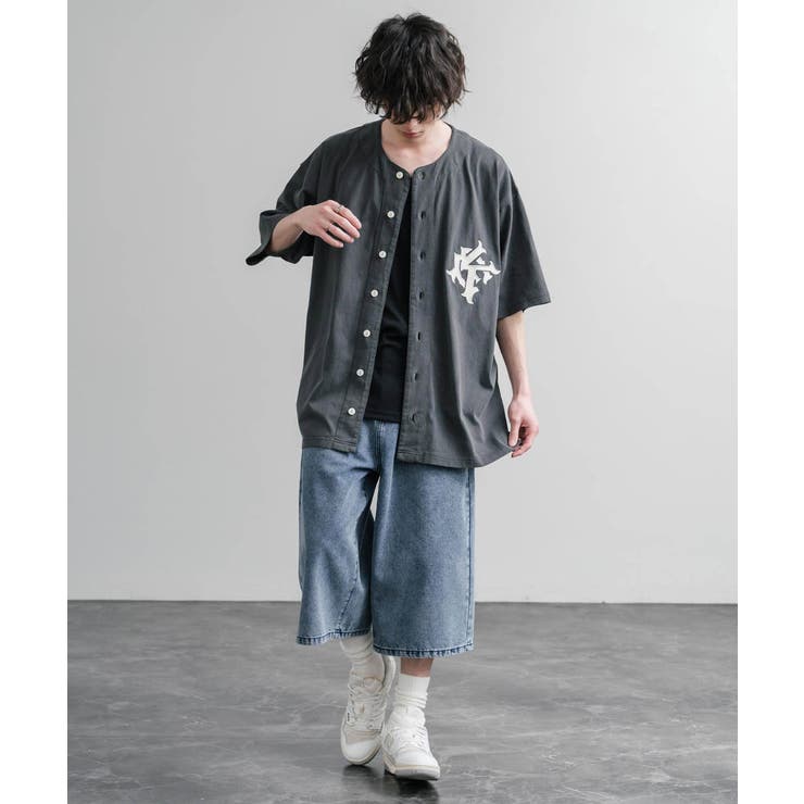 ベースボールシャツ 半袖 ピグメント加工 | Rocky Monroe | 詳細画像2 