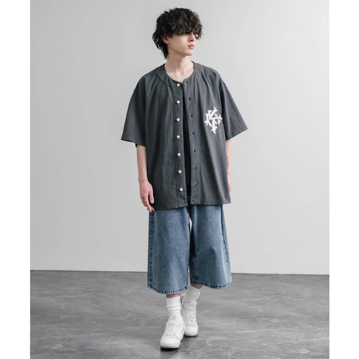 ベースボールシャツ 半袖 ピグメント加工 | Rocky Monroe | 詳細画像3 