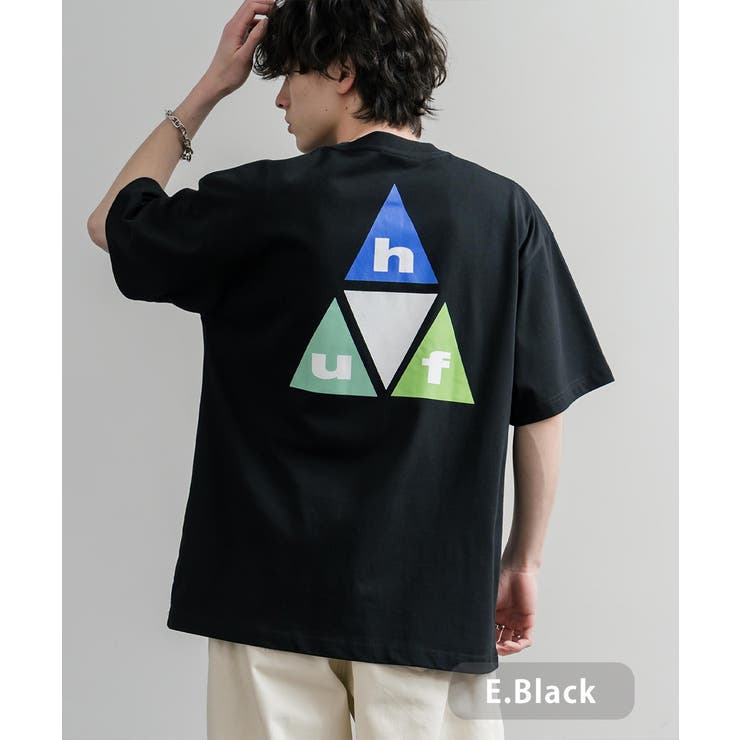 E.ブラック | HUF プリントT 半袖 | Rocky Monroe