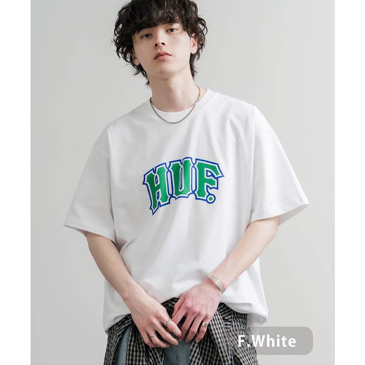 F.ホワイト | HUF プリントT 半袖 | Rocky Monroe