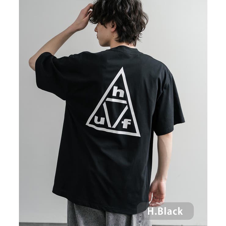 H.ブラック | HUF プリントT 半袖 | Rocky Monroe