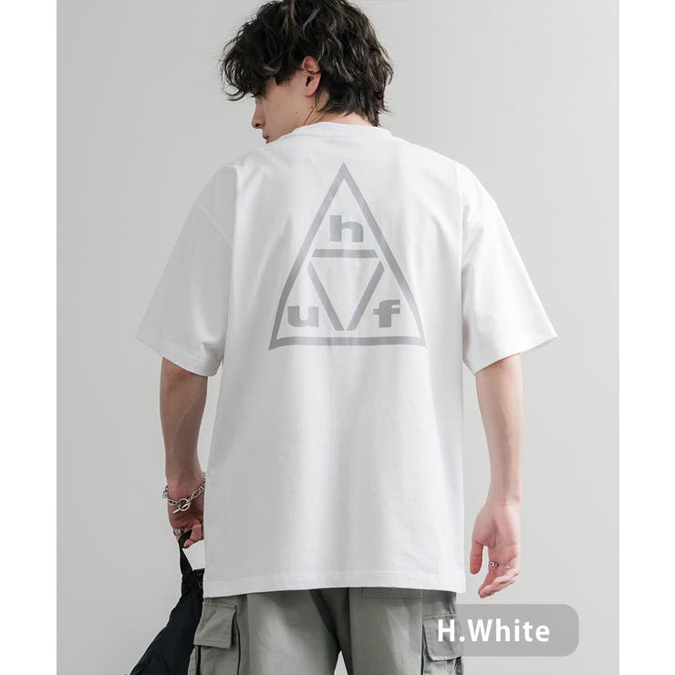 H.ホワイト | HUF プリントT 半袖 | Rocky Monroe