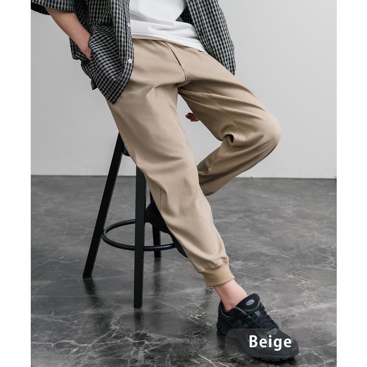 ベージュ | 接触冷感 ジョガーパンツ ストレッチ | Rocky Monroe