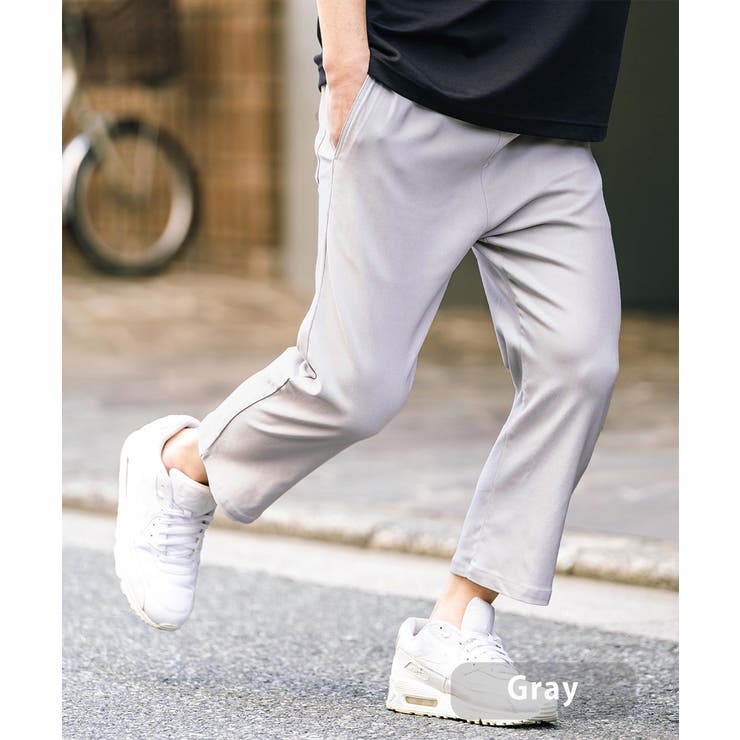 グレー | 接触冷感 多機能 クロップドパンツ | Rocky Monroe