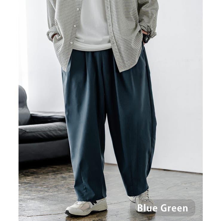 ブルーグリーン | 接触冷感 多機能 バルーンパンツ | Rocky Monroe