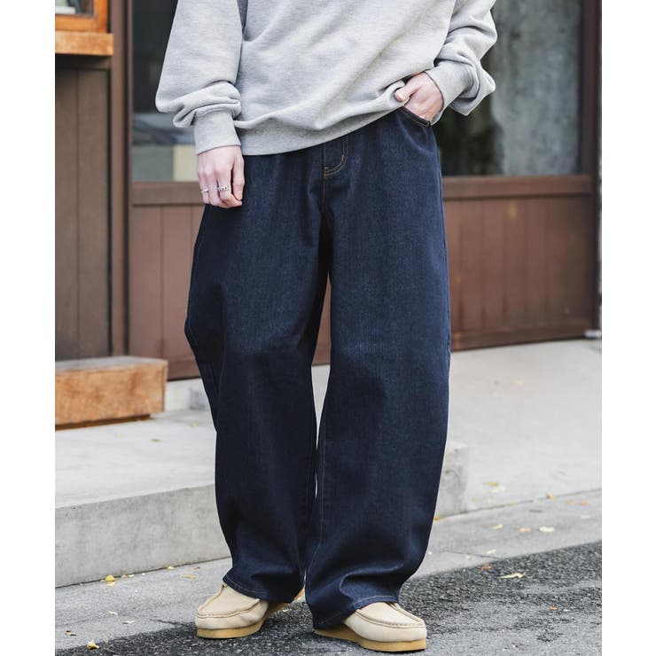 カーブデニム バレルレッグ ワイドテーパード | Rocky Monroe | 詳細画像18 