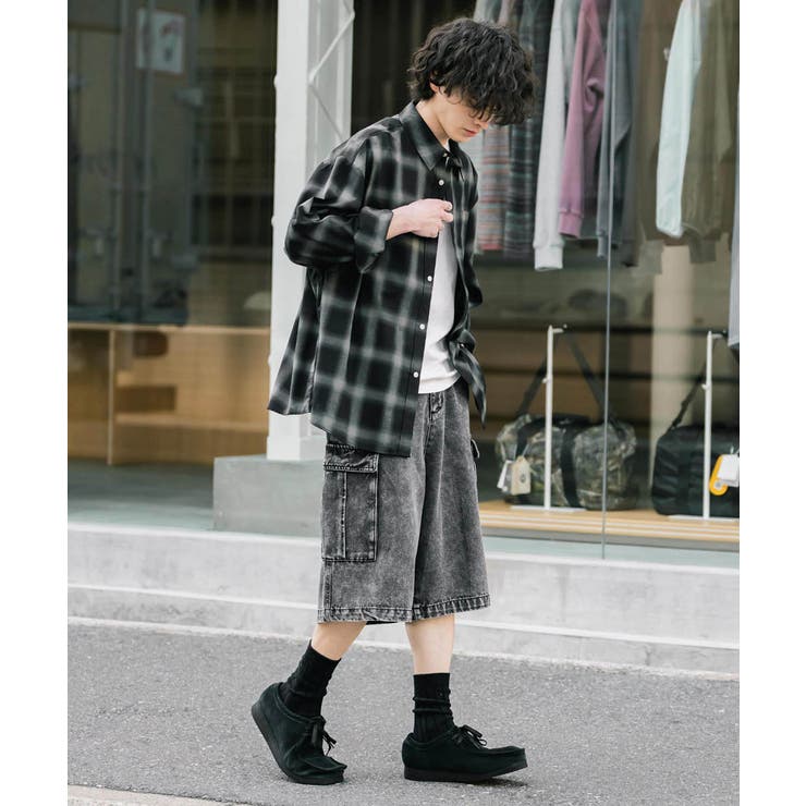 カーゴパンツ デニム ハーフ | Rocky Monroe | 詳細画像5 