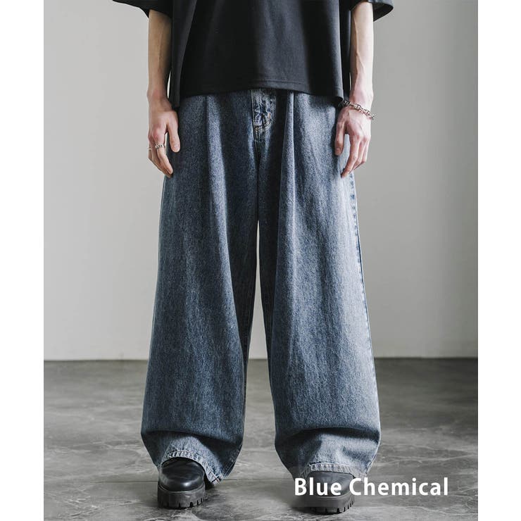ブルーケミカル | デニムパンツ ワイド バルーン | Rocky Monroe