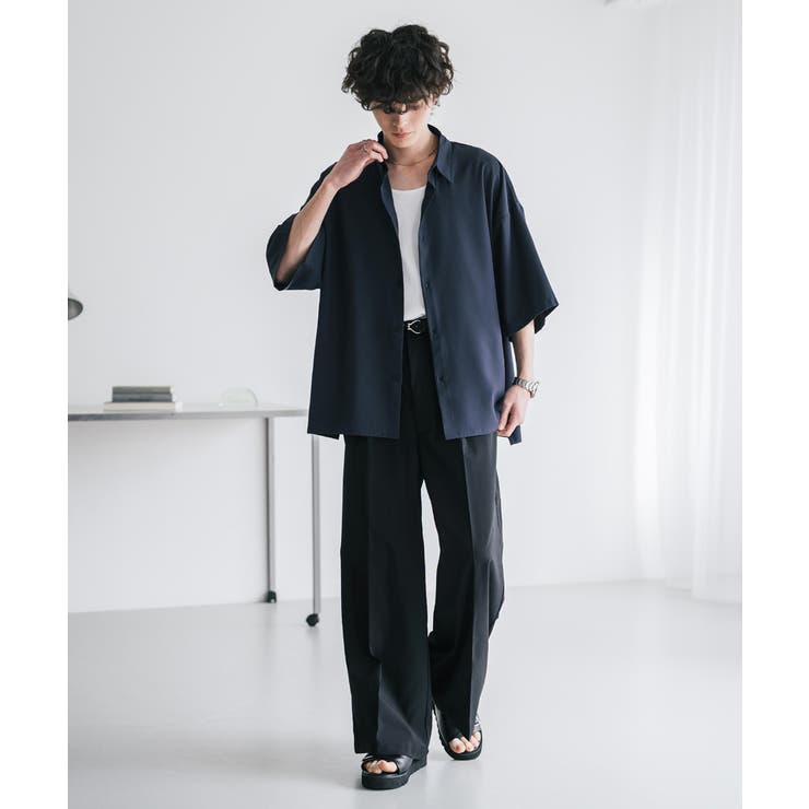 スラックス ワイドパンツ 接触冷感 | Rocky Monroe | 詳細画像4 