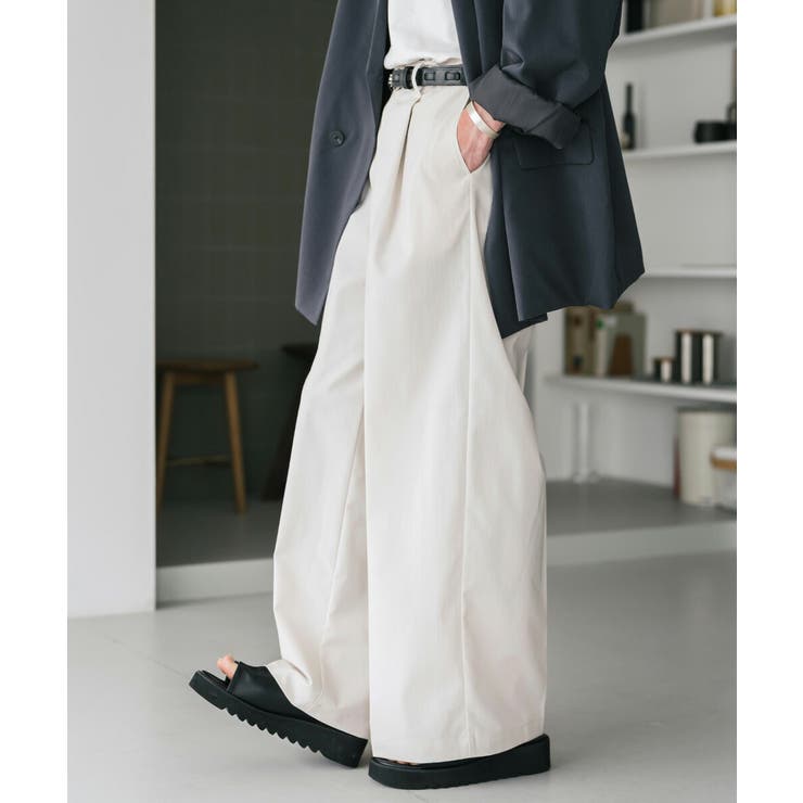 スラックス ワイドパンツ 接触冷感 | Rocky Monroe | 詳細画像7 