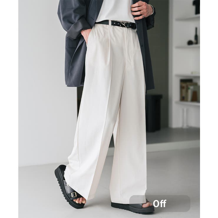 オフ | スラックス ワイドパンツ 接触冷感 | Rocky Monroe