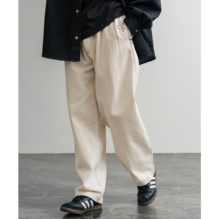 デニムパンツ ワイド ウエスタン調 | Rocky Monroe | 詳細画像5 