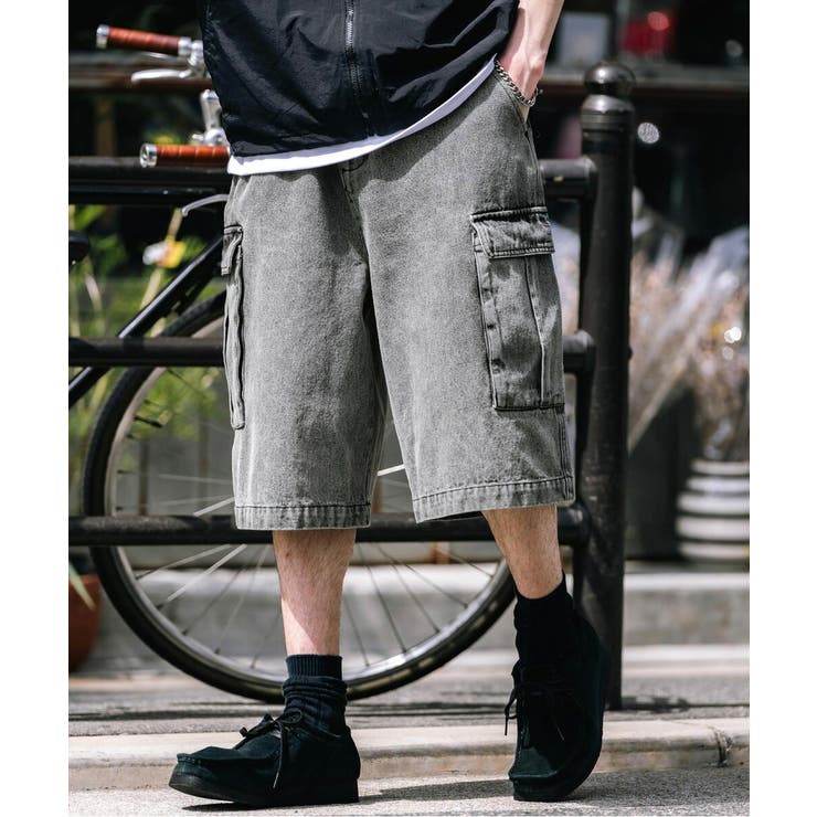 カーゴパンツ デニム ハーフ | Rocky Monroe | 詳細画像10 
