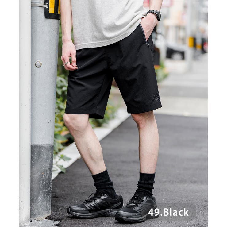 49.ブラック | LOGOS ショートパンツ ワイド | Rocky Monroe