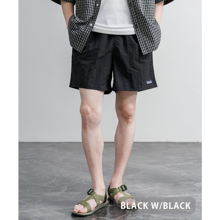 BLACK W/BLACK | Patagonia ショートパンツ 膝上 | Rocky Monroe