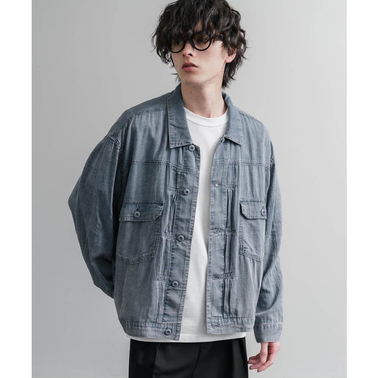 デニムジャケット シャツジャケット 超軽量 | Rocky Monroe | 詳細画像5 