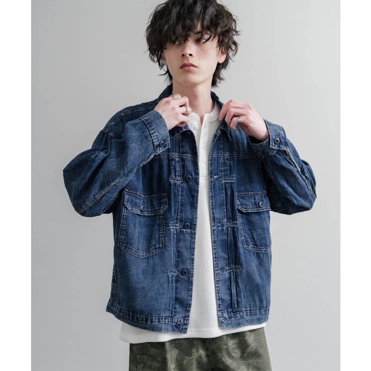 デニムジャケット シャツジャケット 超軽量 | Rocky Monroe | 詳細画像9 