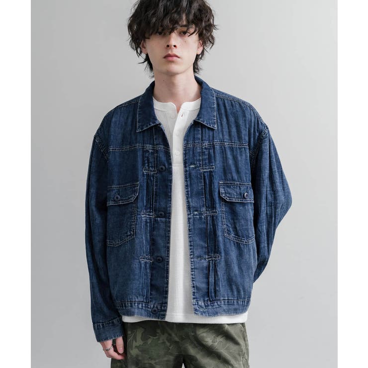 デニムジャケット シャツジャケット 超軽量 | Rocky Monroe | 詳細画像10 