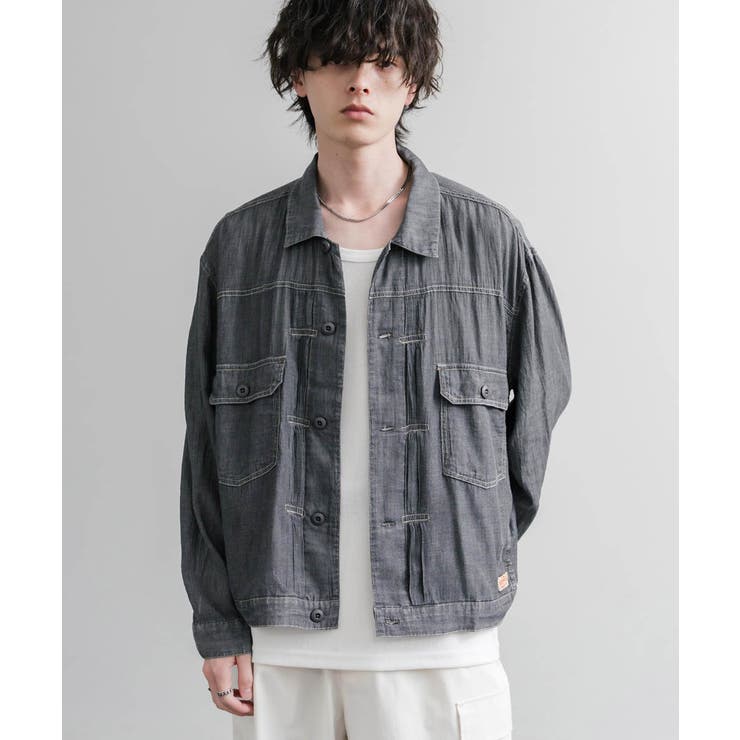 デニムジャケット シャツジャケット 超軽量 | Rocky Monroe | 詳細画像16 
