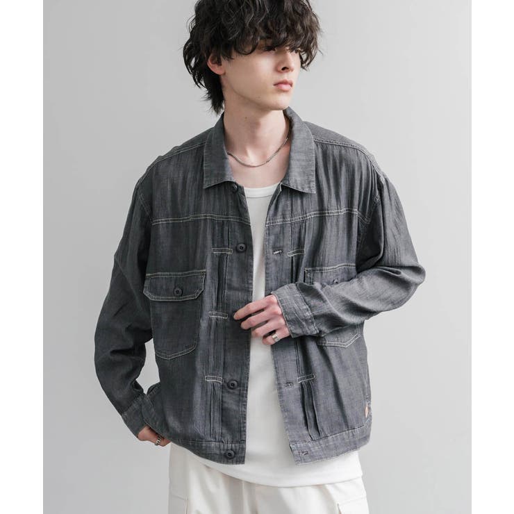 デニムジャケット シャツジャケット 超軽量 | Rocky Monroe | 詳細画像17 